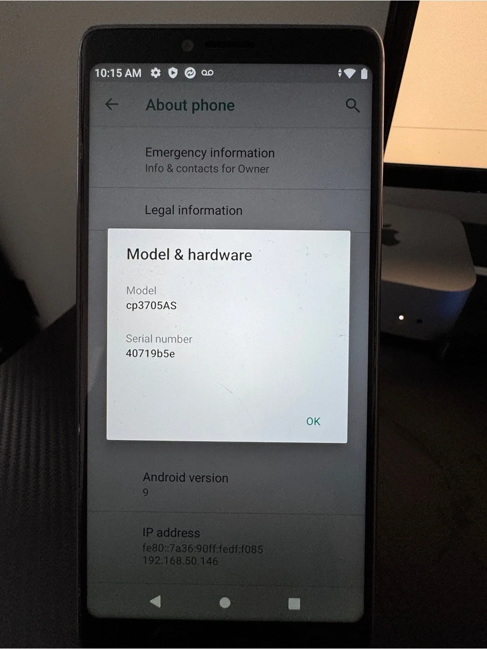 Coolpad CP3705AS Android 9 32GB unlocked smartphone good shape